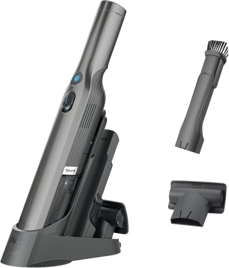Shark WV201 Cordless Handheld Vacuum: Lightweight, Powerful Suction for Pet Hair & Upholstery