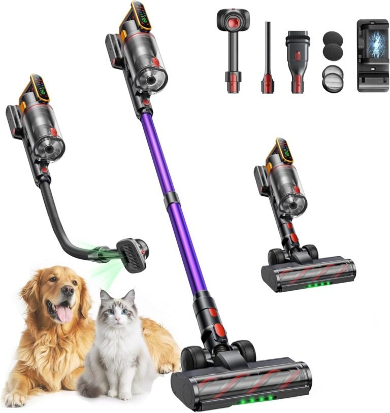 Fieety Ultra 10 Cordless Vacuum Review: 55KPa Suction for Pet Hair & Multi-Floor Cleaning