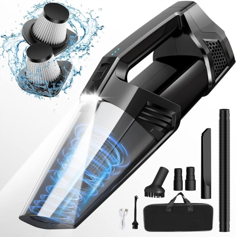 Cordless Handheld Vacuum with HEPA Filter for Pet Hair and Hard Floors