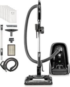 Kenmore BC3006 400 Series Pet Friendly Lightweight Bagged Canister Vacuum Cleaner 2-Motor Design with Hair Eliminator Brushroll, HEPA Filter, LED Headlight, Extended Wand and Auto Cord Rewind