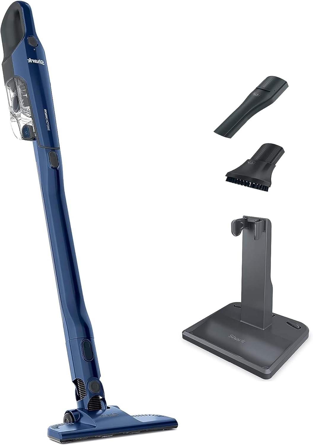 Shark UltraCyclone 2-in-1 Cordless & Handheld Vacuum | 2.8 lb Ultra-Lightweight | Car & Home | Washable Filter | XL Dust Cup | Crevice Tool & Scrubbing Brush | Blue | CH964AMZ