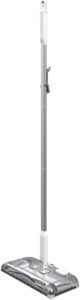 BLACK+DECKER Carpet Sweeper 50 Minute Lithium Floor Sweeper, Multi-Surface Use, Easy One Hand Cleaning, Self Standing, Charger Included (HFS115J10)