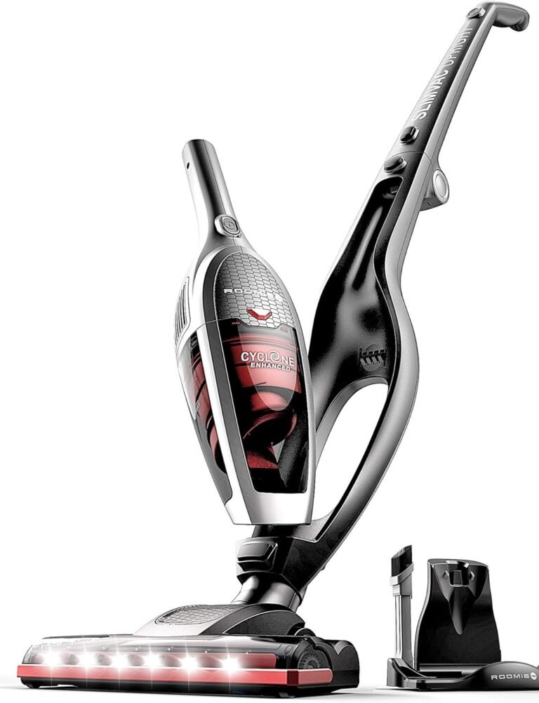 Roomie Tec SlimVac Cordless Vacuum Cleaner Review: 2200mAh Battery, Lightweight 2-in-1 Handheld with Cyclone Filter
