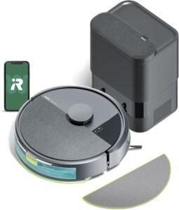 iRobot Roomba 105X Combo Robot Vacuum & Mop with AutoEmpty Dock, Self‑Emptying for Up to 75 Days, 70× Power‑Lifting Suction, Smart LiDAR Mapping, App & Voice Control, Ideal for Homes with Pets & Kids