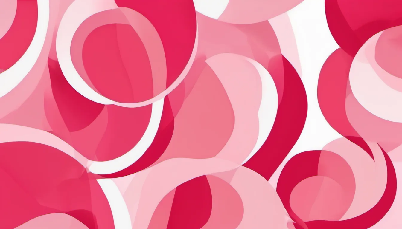 Abstract narrowing funnel illustration in rose red and pale blush on white — decorative header for Vacuum Finder: Match a Vacuum to Your Floors